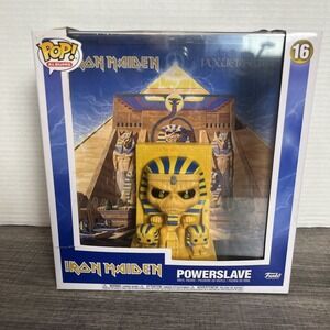 Funko Pop Iron Maiden Powerslave POP! Albums #16 Vinyl Figure in Hard Case